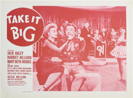 Lobby card ''Take it big'', 1950s