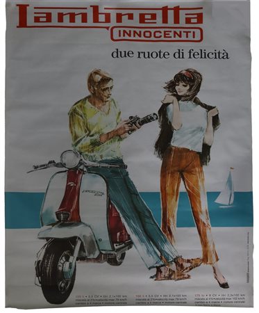 Manifesto pubblicitario ''Lambretta innocenti'', 1963
