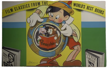 Poster Pinocchio ''Children's book week'', 1939
