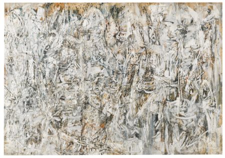 ENRICO CASTELLANI N. 1930 COMPOSIZIONE signed and dated 9/58 on the reverse,...