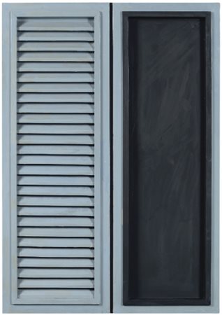 TANO FESTA 1938-1987 PERSIANA N. 4 acrylic and enamel on shaped wood,...