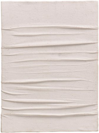 PIERO MANZONI 1933-1963 ACHROME signed on the reverse, kaolin on canvas,...