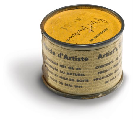 PIERO MANZONI 1933-1963 MERDA D'ARTISTA signed and numbered 051, tin box and...