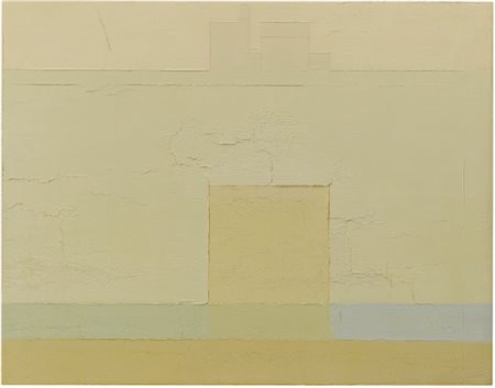 ANTONIO CALDERARA 1903 - 1978 SENZA TITOLO enamel on board. Executed in...