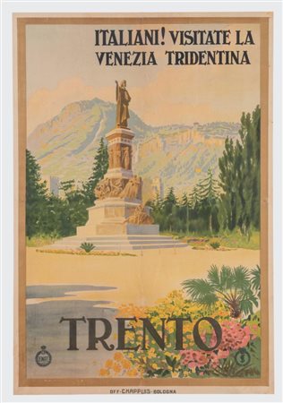 Off. Chappuis, Manifesto “Trento”, Bologna, 1920 circa.