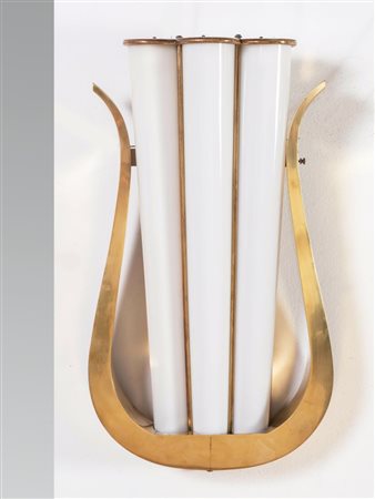 Sei grandi applique a forma di lira, Italia, Anni ‘40.