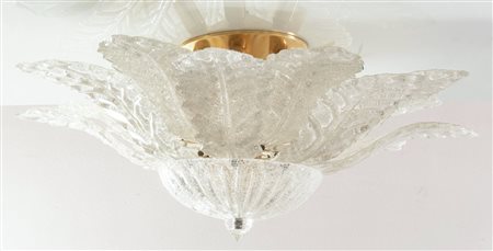 Plafoniera in vetro, Murano, Anni ‘70.