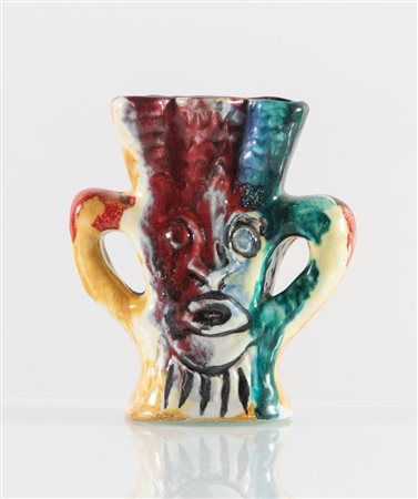 Manifattura Minghetti, Piccolo vaso in ceramica, Bologna, Anni ‘60.