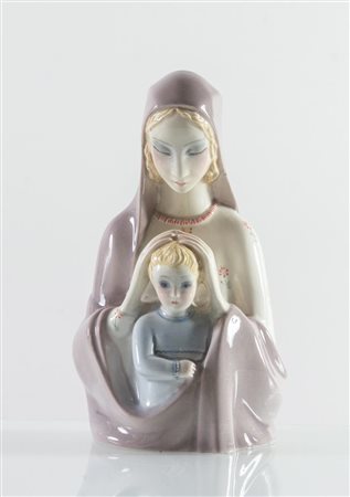 Manifattura Le Bertetti, Madonna con Bambino, Torino, 1935.