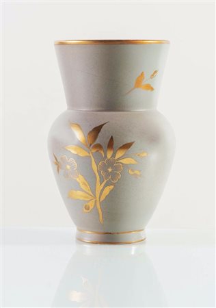 Gio Ponti per Richard Ginori, Manifattura San Cristoforo, Vaso in ceramica a colaggio, Milano, Anni ‘30.