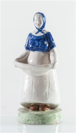 Guido Gambone (XX secolo) per Cantagalli, “Contadina”, Firenze, Anni ‘30.