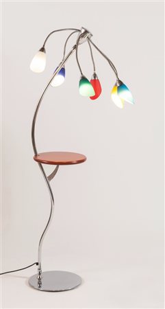 Oriano Favaretto per De Majo, Lampada da terra “Poli Po’ R1”, Italia, fine del XX secolo.