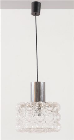 Lampadario in vetro, Italia, Anni ‘70.