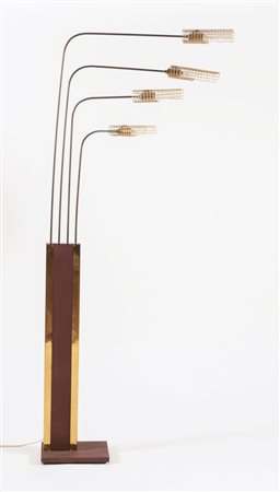 Piantana a quattro luci, Italia, Anni ‘70.