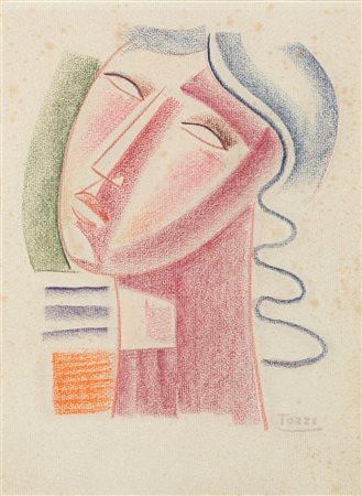 Mario Tozzi (Fossombrone 1895-Saint-Jean-du-Gard 1979)  - Senza titolo, 1977