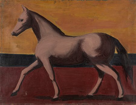 Pompeo Borra (Milano, 1898-1973)  - Cavallo, 1936