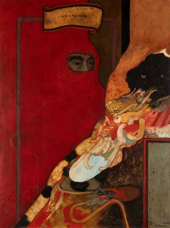 Guido Biasi (Napoli 1933-Parigi 1983)  - Ritratto di ignoto, 1969