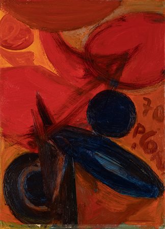 Primo Conti (Firenze 1900-Fiesole 1988)  - La moglie del giocoliere, 1970