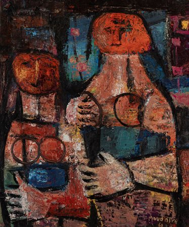 Fateh Al Moudarres (Aleppo 1922-Damasco 1999)  - Senza titolo, 1960
