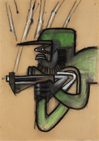 Roberto Sebastian Matta (Santiago Del Cile  1911-Civitavecchia 2002)  - Senza titolo 