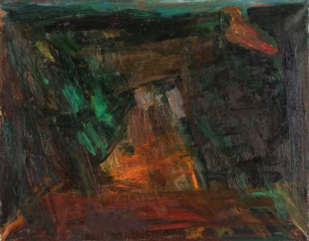 Ernesto Treccani (Milano 1920-2009)  - Il passero solitario, 1959