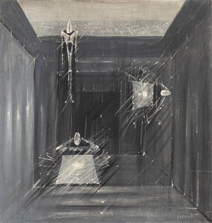 Cesare Peverelli (Milano 1922-Parigi 2000)  - La grande chambre, 1984