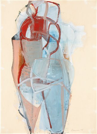 Carlo  Ramous (Milano 1926-Milano 2003)  - Senza titolo, 1956