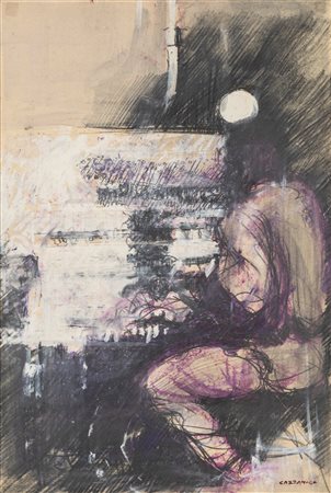 Giancarlo Cazzaniga (Monza 1930-Milano 2013)  - Jazz Man, 1985