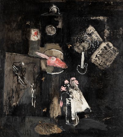 Alberto Gianquinto (Venezia 1929-Jesolo 2003)  - Jesolo - L'agnello pasquale, 1987