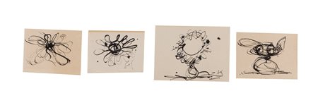 Enrico Baj (Milano 1924-Vergiate 2003)  - Senza titolo, 50s