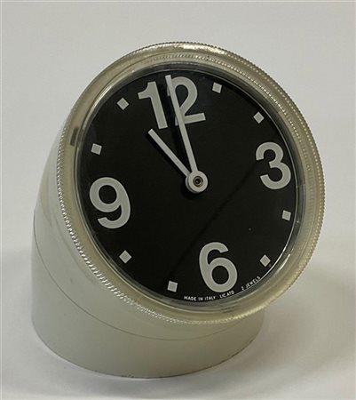Pio Manzù Orologio da tavolo modello "Cronotime". Produzione Ritz, Italora, Ital