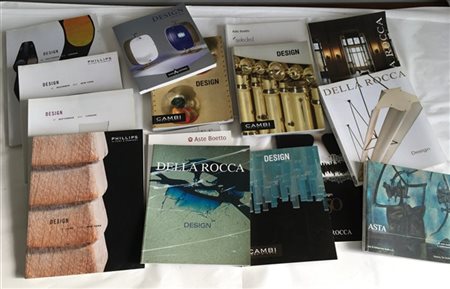 Lotto composto da trentasei cataloghi d'asta di design e arti decorative del '9