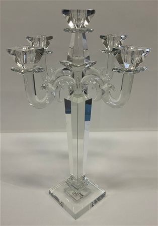 Penso Table & House Candeliere in cristallo a cinque fiamme. Produzione recente.