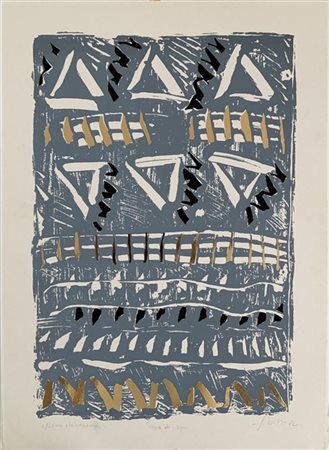 Lotto composto da sei litografie a colori di soggetto, autore e misure diverse