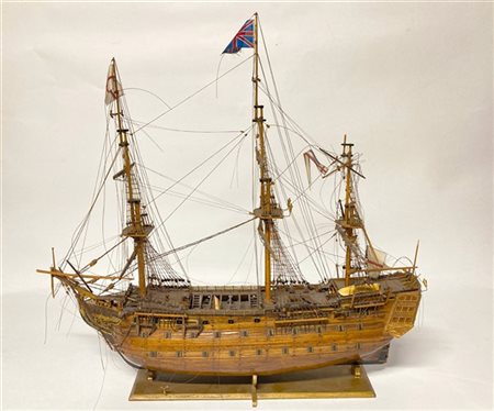 Modello del vascello di prima classe "Victory" a tre alberi e tre ponti (cm 80x