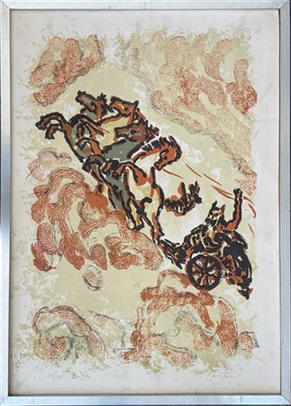 Meschi - Nastasio -Busonero Lotto composto da tre litografie a colori di soggett