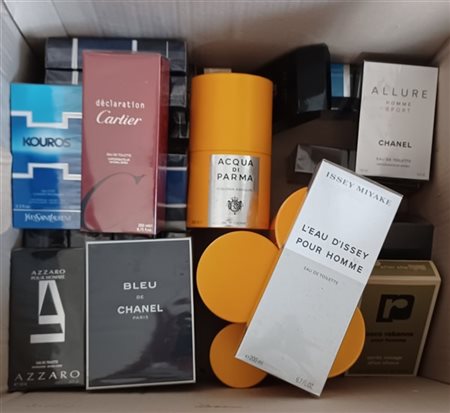 YVES SAINT LAURENT, ACQUA DI PARMA,ISSEY MIYAKE, CARTIER, GUCCI, AZZARO 
Lotto