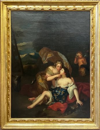 Scuola del XVIII secolo, Diana ed Endimione, olio su tela (cm 63,5x49,5)

(dife
