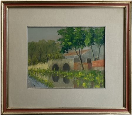 Ignoto "Paesaggi" due oli su tela (cm 40x50)
In cornici