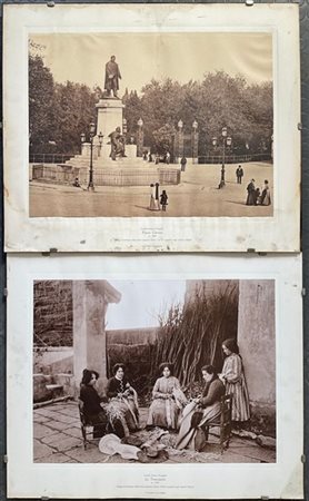 Lotto composto da diciasette fototipie edite dai Fratelli Alinari raffiguranti