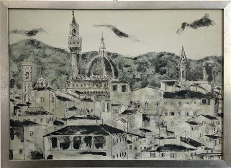 Grazzini - Meschi - Leddi Lotto composto da due litografie e un'acquaforte a col