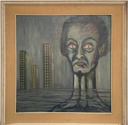 Adelio Cancellari Lotto di quattro dipinti ad olio su tela di soggetti different