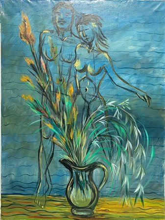 Adelio Cancellari Lotto di quattro dipinti ad olio su tela raffiguranti temi d'i