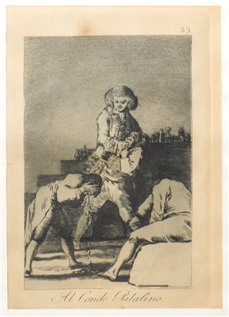 Francisco de Goya (Fuendetodos 1746-Bordeaux 1828) - Al Conde Palatino