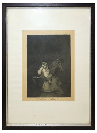 Francisco de Goya (Fuendetodos 1746-Bordeaux 1828) - El de la rollona