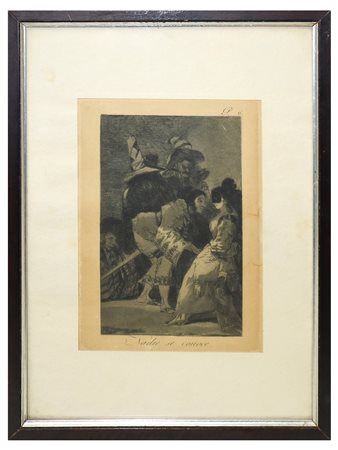 Francisco de Goya (Fuendetodos 1746-Bordeaux 1828) - Nadie se conoce
