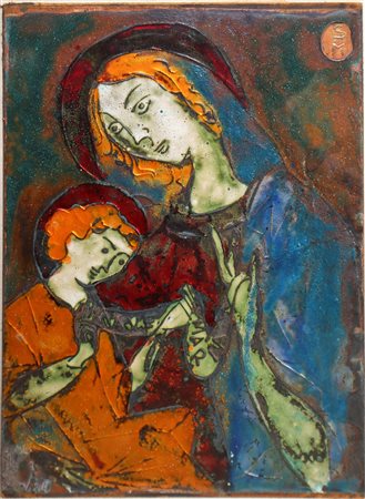 Sebastiano Milluzzo (Catania 1915-Catania 2011) - Madonna con bambino