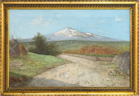 Paesaggio con Etna, 19th / 20th century
