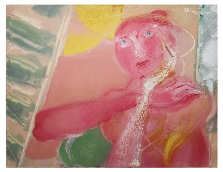 Domenico Spinosa (Napoli 1916-2007) - Il sole alla finestra, 1980