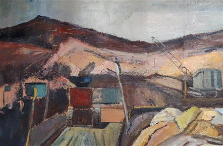 Giuseppe Aleo - Cantiere con gru